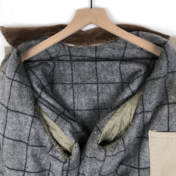 VTG WALLS Blanket Lined Canvas Chore Coat Men's‎ XL 46" Workwear Carhartt Style - Picture 7 of 11